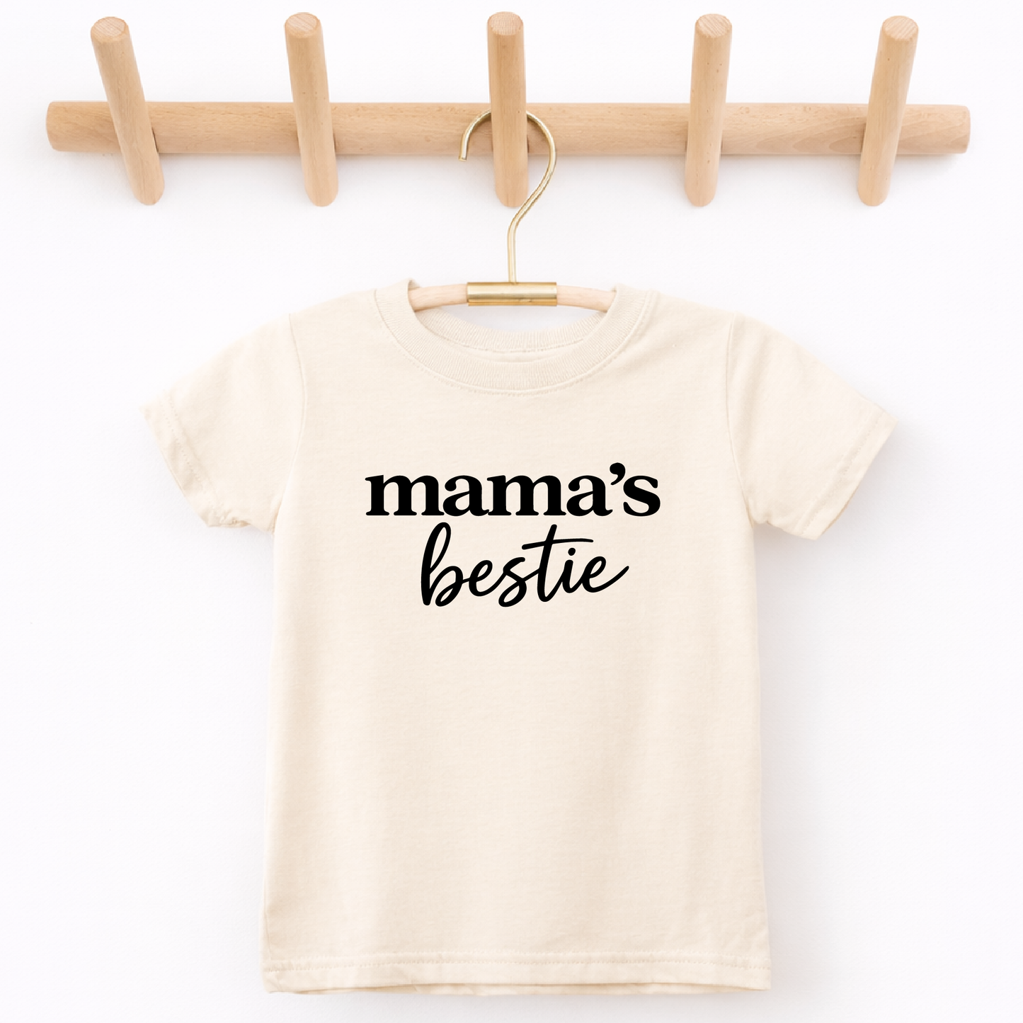 Toddler and Kids Tee, Mama's Bestie Shirt