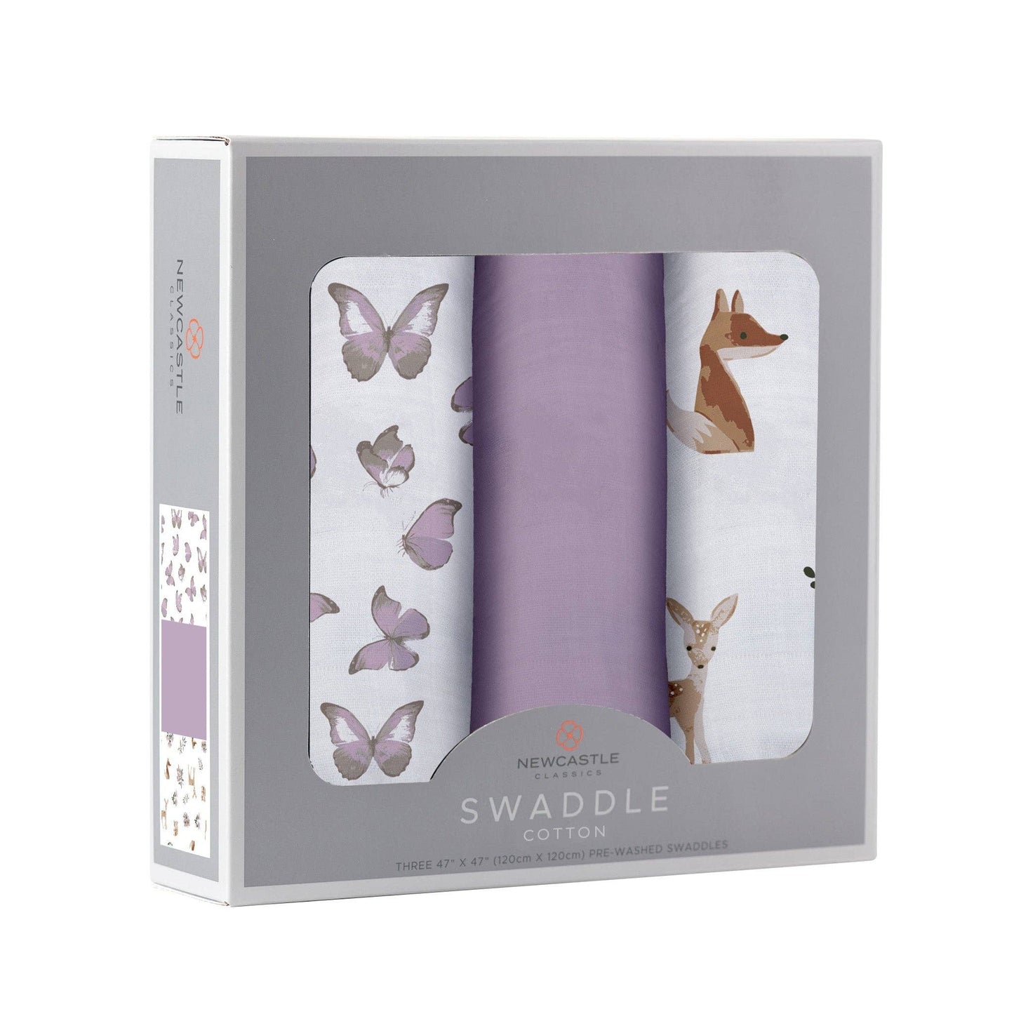Mountain Meadow Swaddle 3 Pack - Sierra Fox & Deer