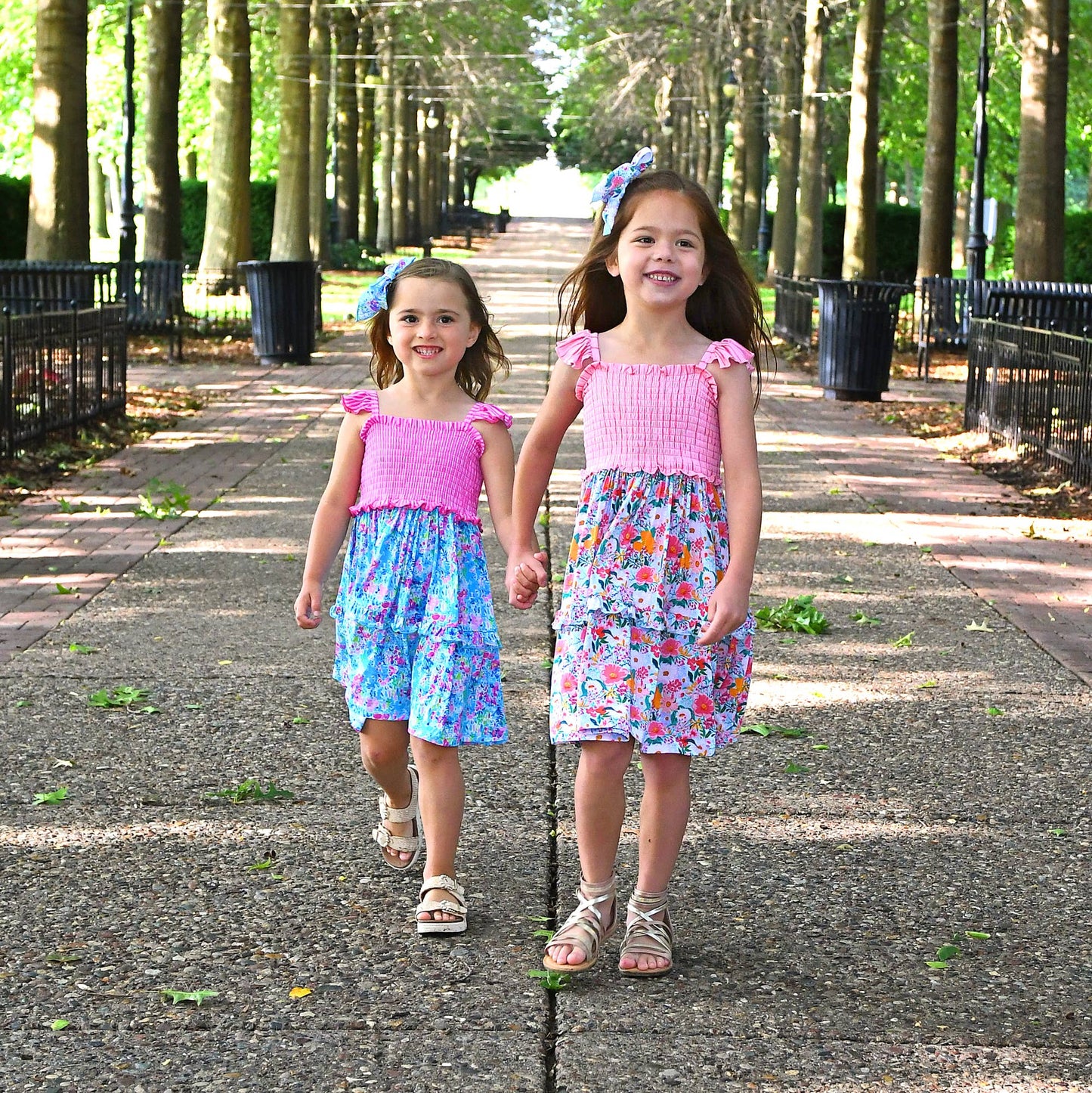 Cecelia Floral SMOCKED DRESS Bamboo Kids Outfit