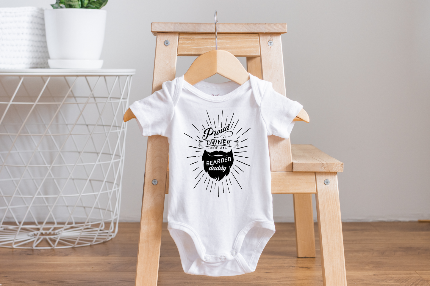 Proud Owner of a Bearded Daddy Baby  Onesie