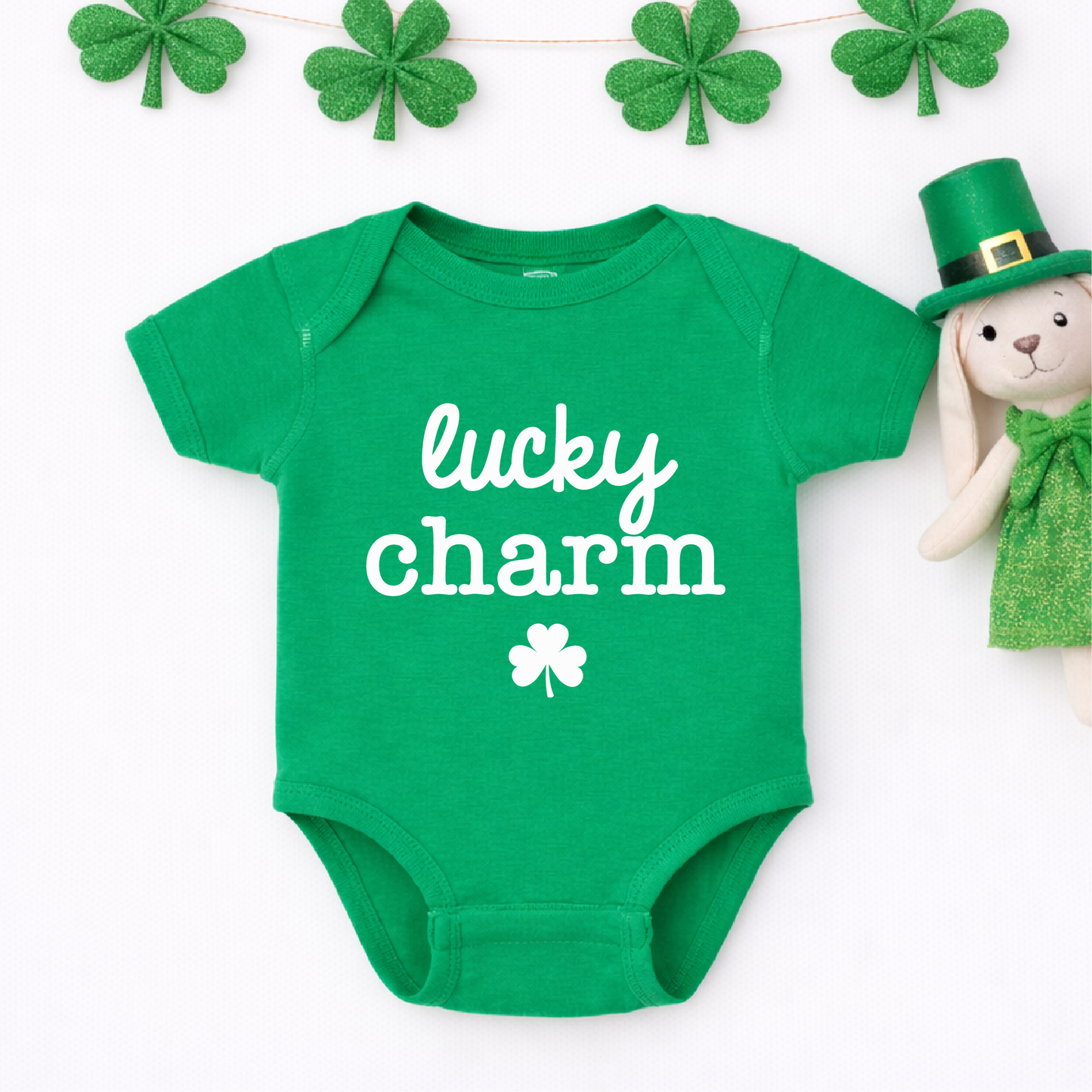Kids St. Patrick's Day Lucky Charm Baby Bodysuit or Tee