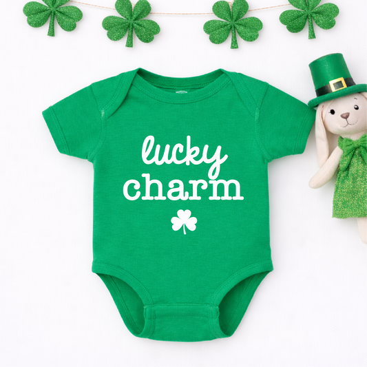 Kids St. Patrick's Day Lucky Charm Baby Bodysuit or Tee