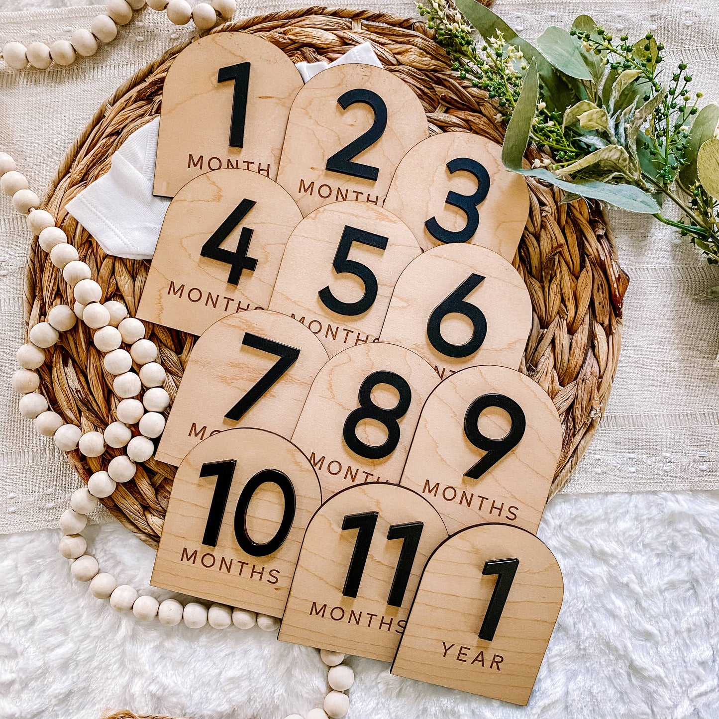 Modern Arch Monthly Milestone Set