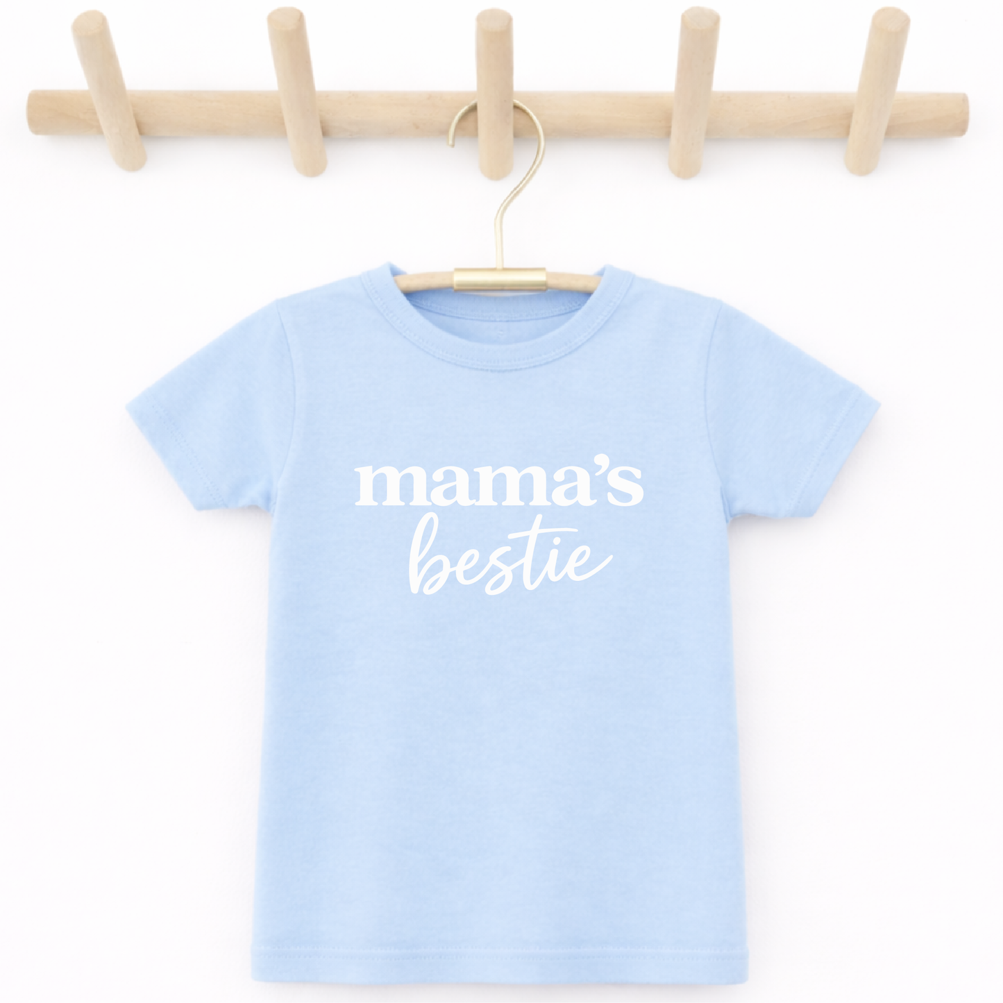 Toddler and Kids Tee, Mama's Bestie Shirt