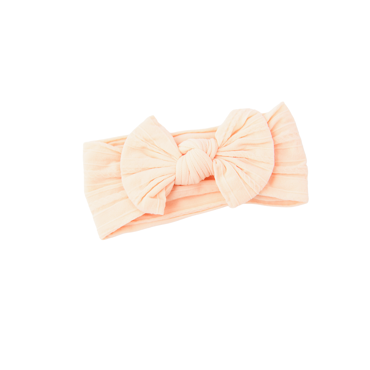 Peach SOFT NYLON ELASTIC HEADBAND Baby Hair Accessories