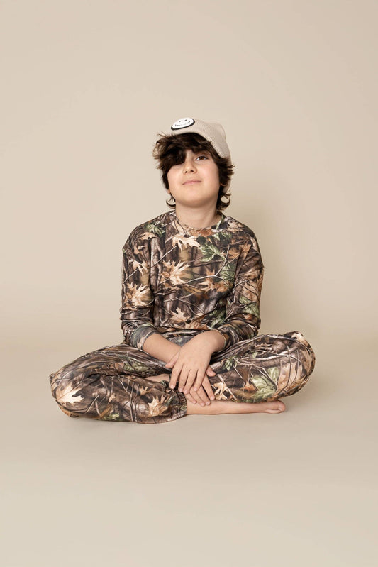 Cargo Jogger Set | Brown Camo