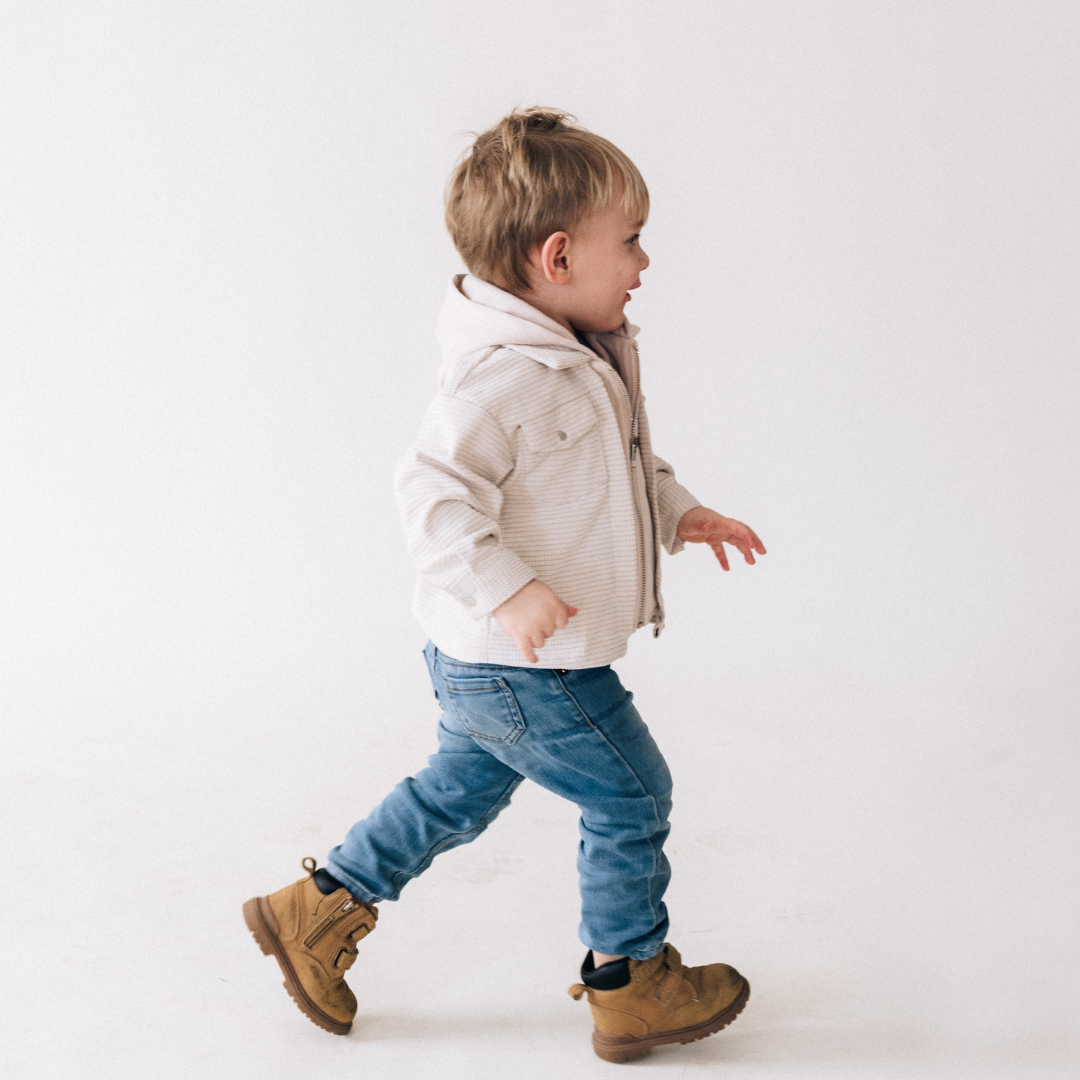 Textured Khaki Jacket - Infant