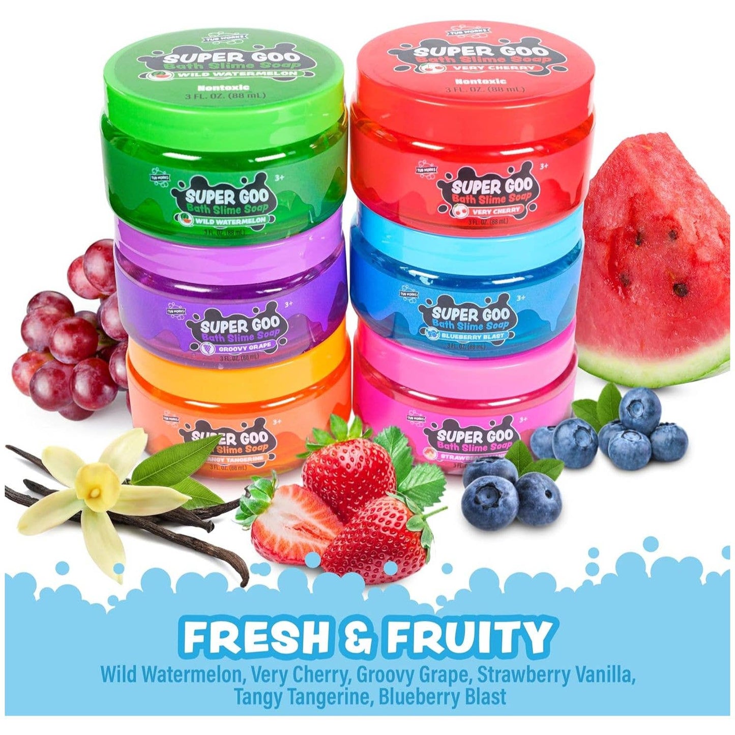Tub Works® Super Goo Bath Slime™ Kids Soap Bath Toy