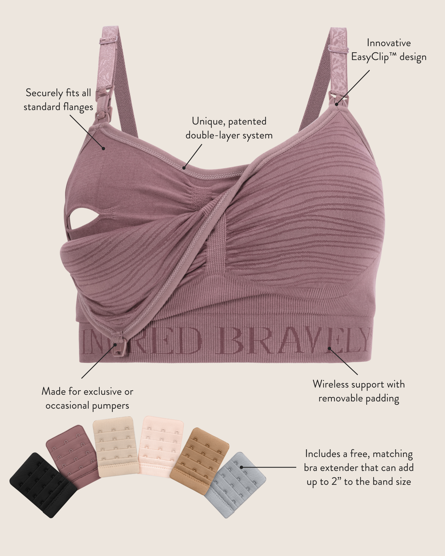 Birthday Colors: Sublime® Hands-Free Pumping & Nursing Bra