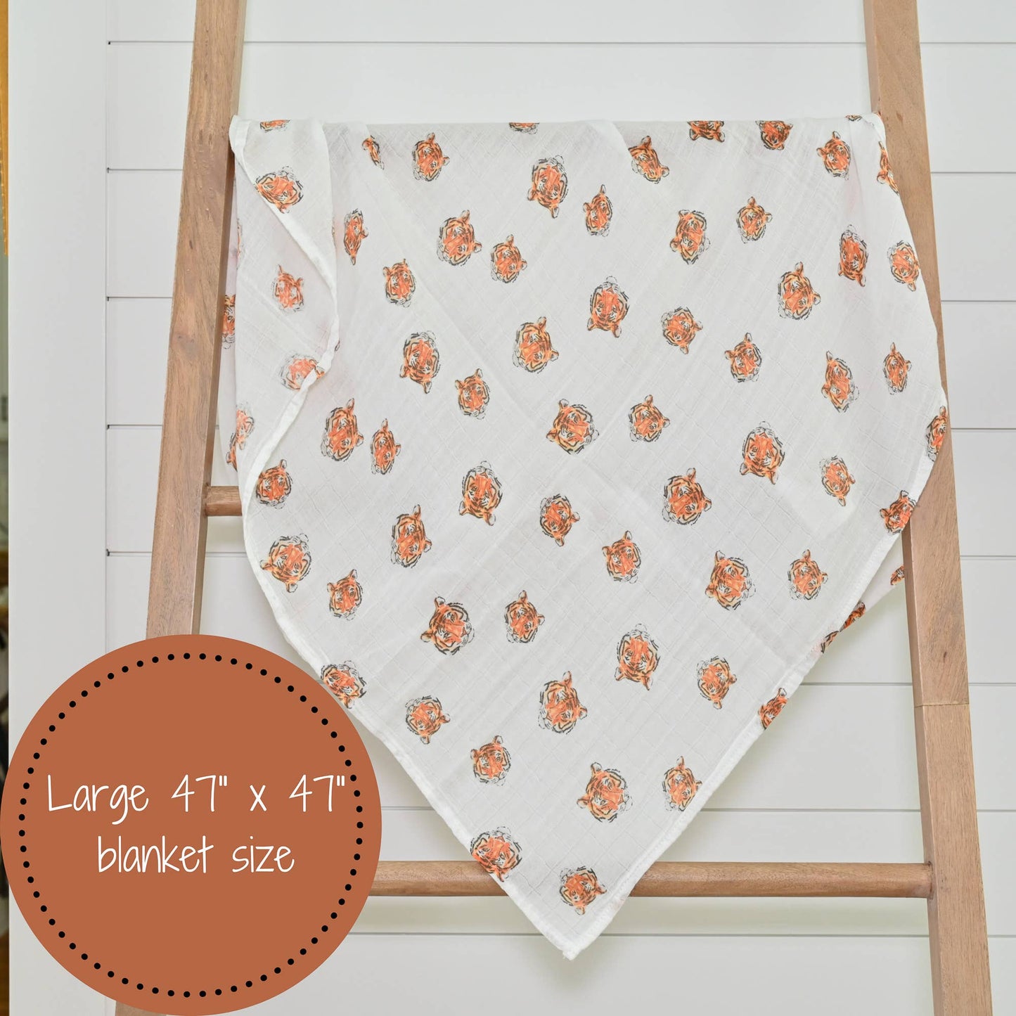 You're Roar-some Baby Muslin Swaddle Blanket