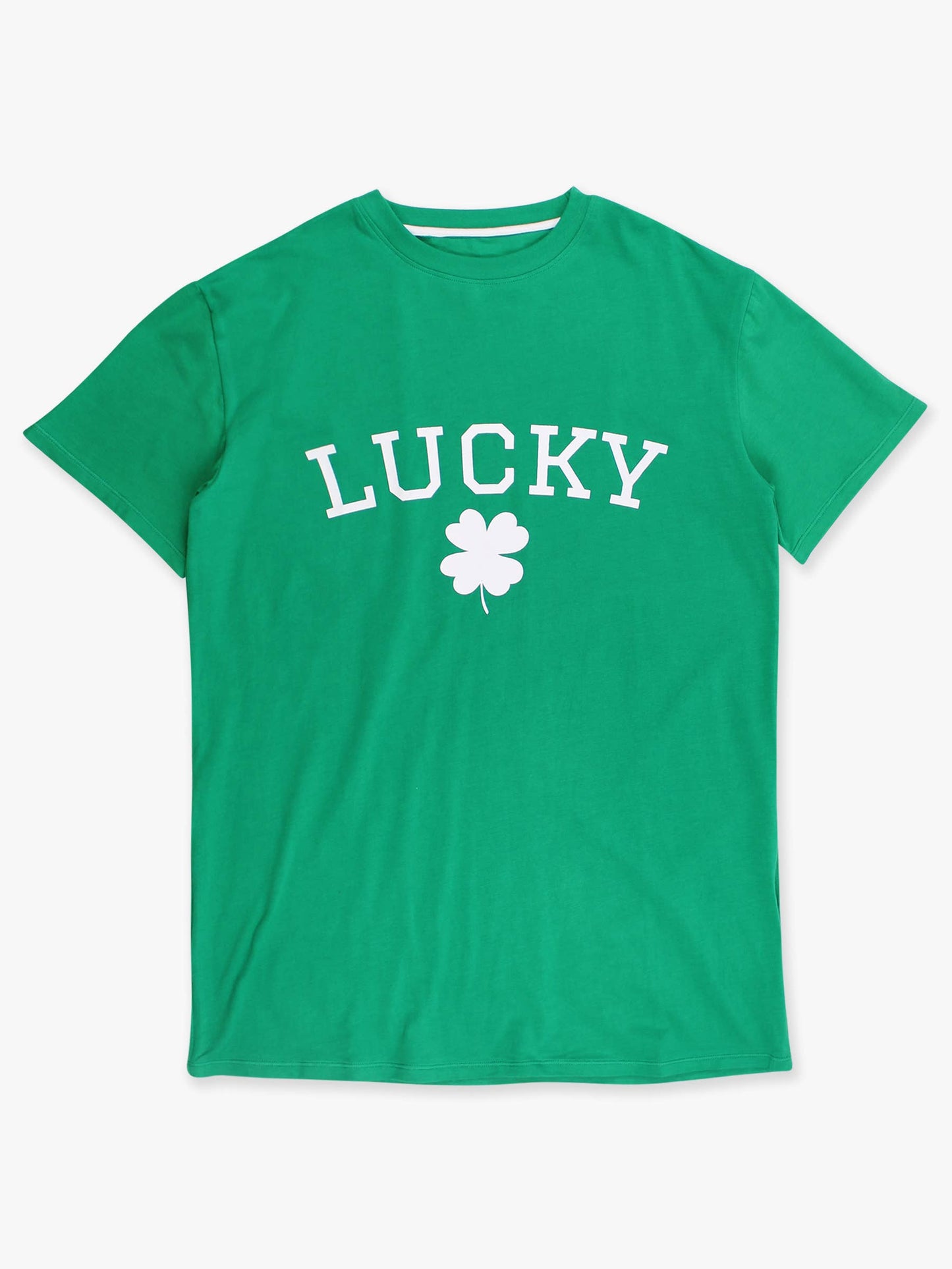 Adult Lucky Clover Short Sleeve Graphic Tee
