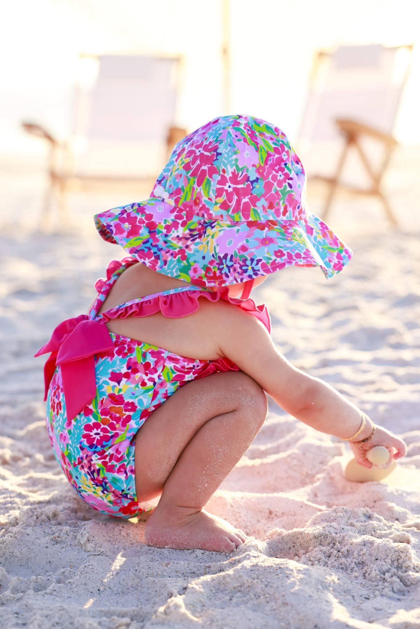Printed Sun Hat | Petal Splash