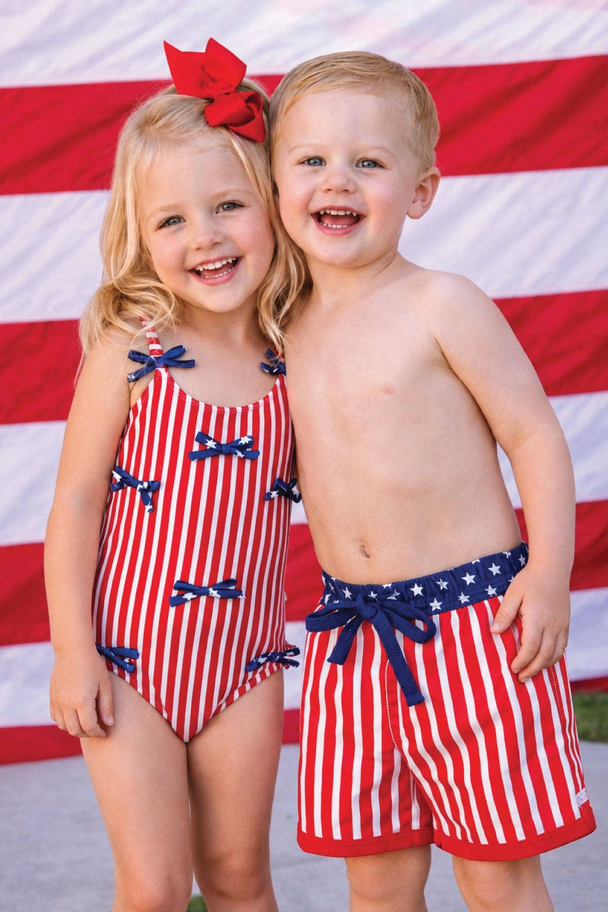 Boy's Swim Trunks | Stars & Stripes Party