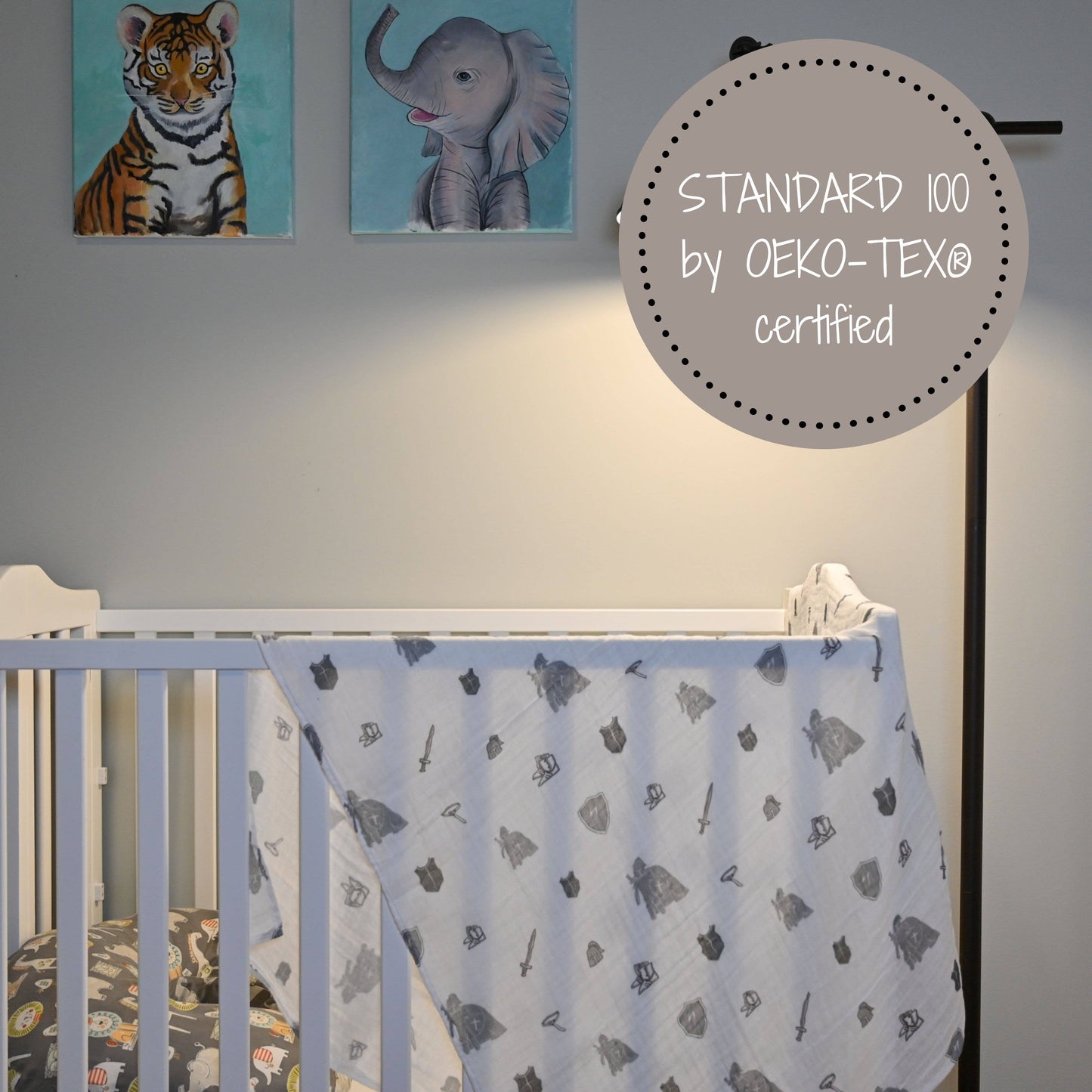 Armor of God Baby Muslin Swaddle Blanket