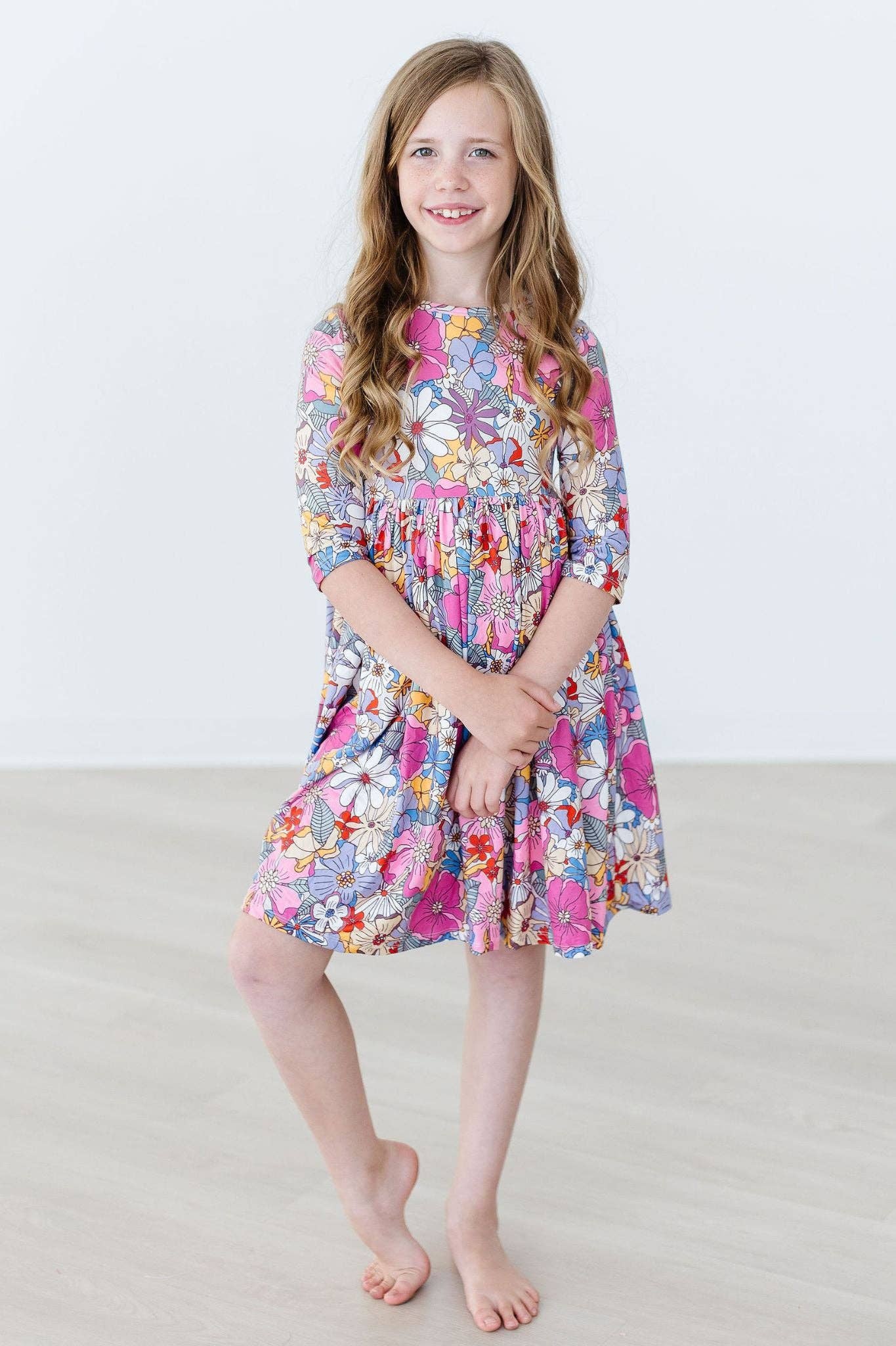 Mauve What's Up Buttercup Twirl Dress