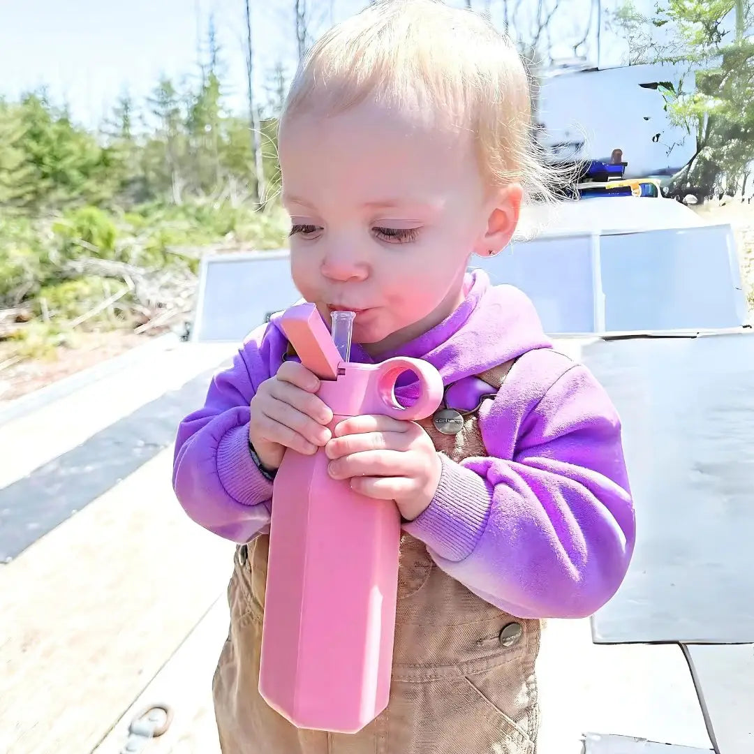 Kids Water Bottle - Rose