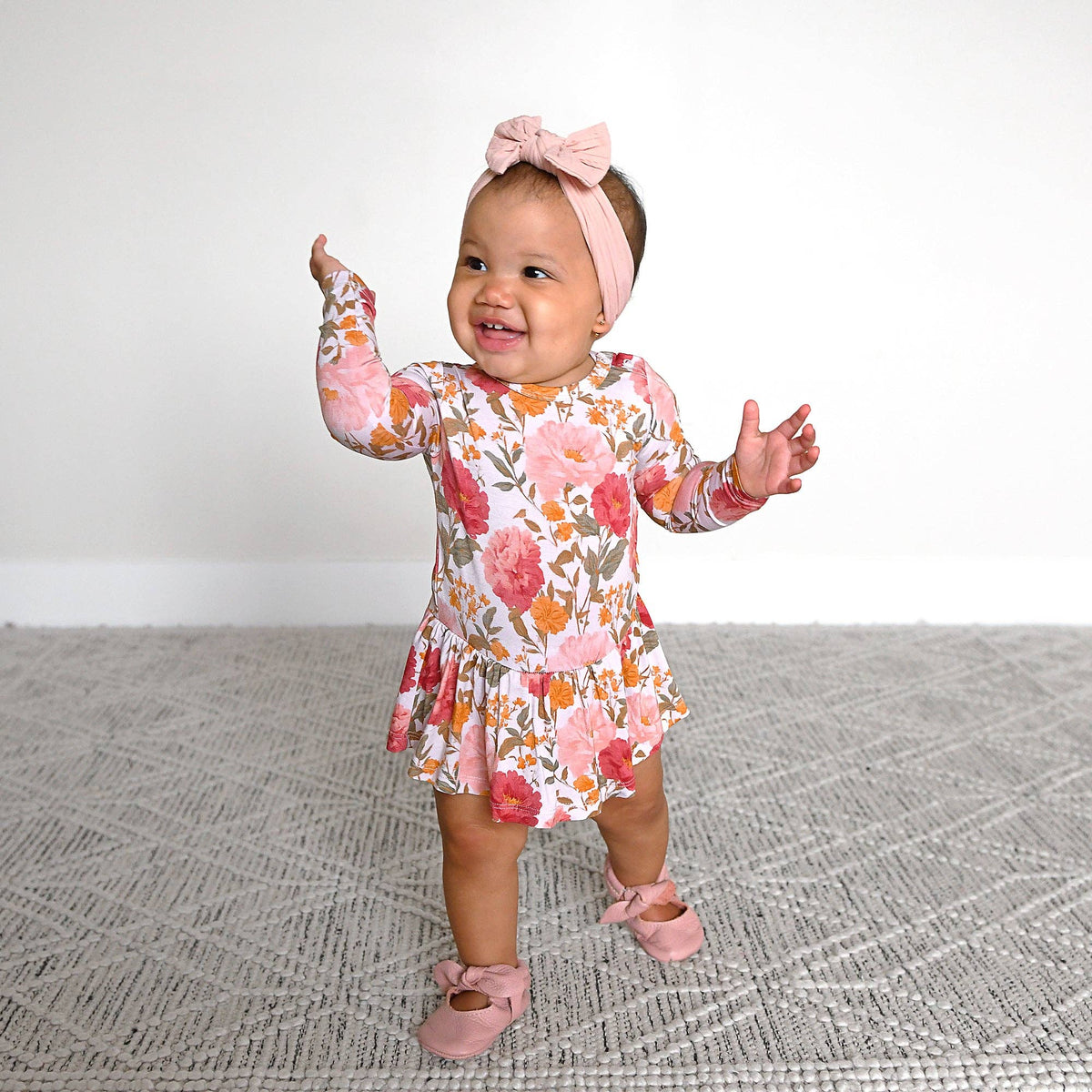 Felicity TUTU Bamboo Floral Baby Clothing Dress Outfit