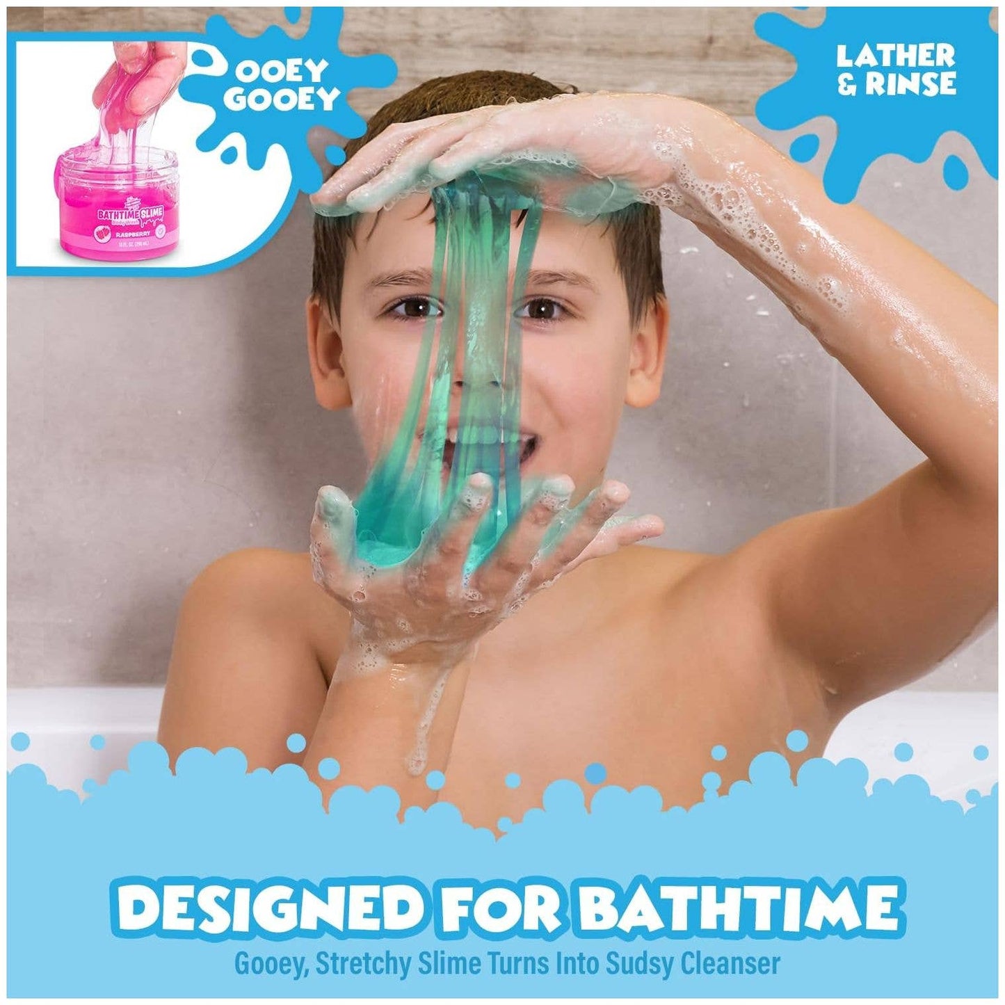 Tub Works® Bath Slime Kids Body Wash, Limited Edition Colors