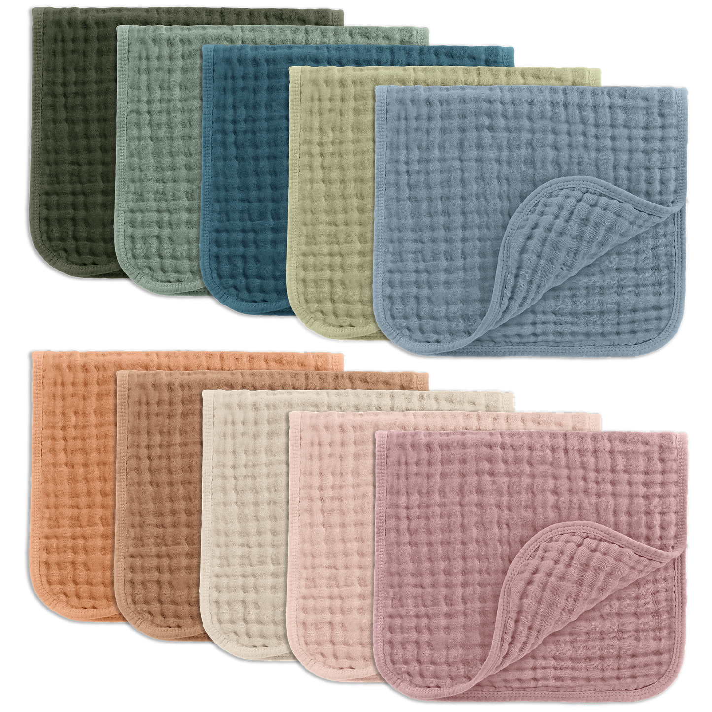 Muslin Burp Cloths by Comfy Cubs