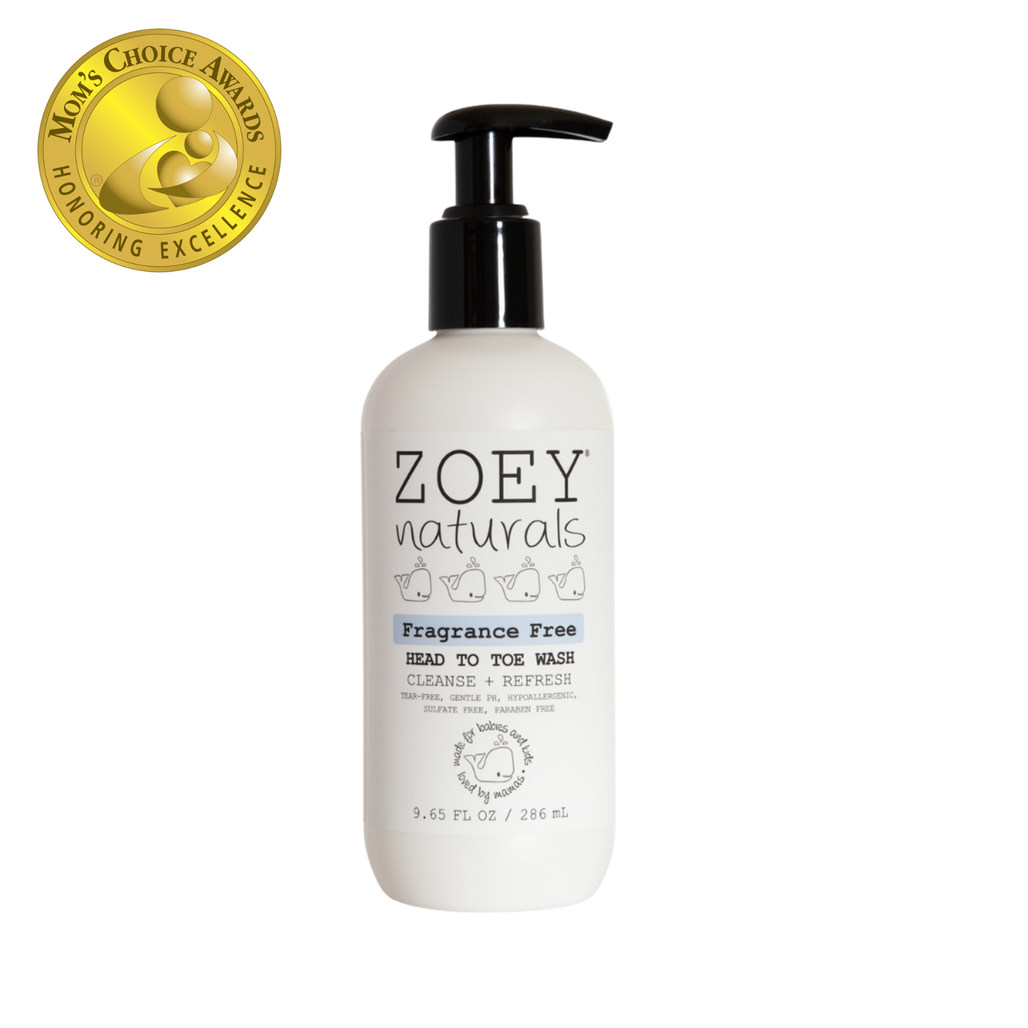 Fragrance Free Head To Toe Wash - 9.65oz