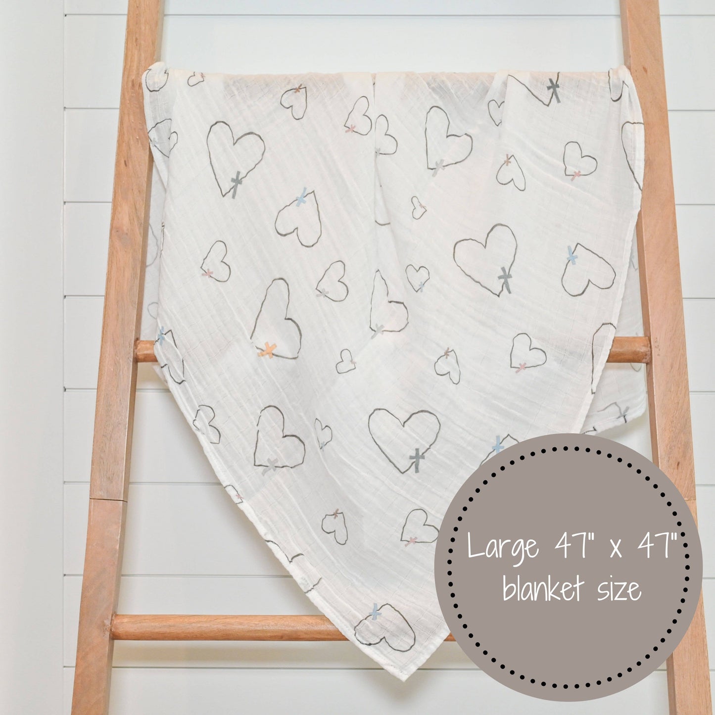The Love of Christ Baby Muslin Swaddle Blanket