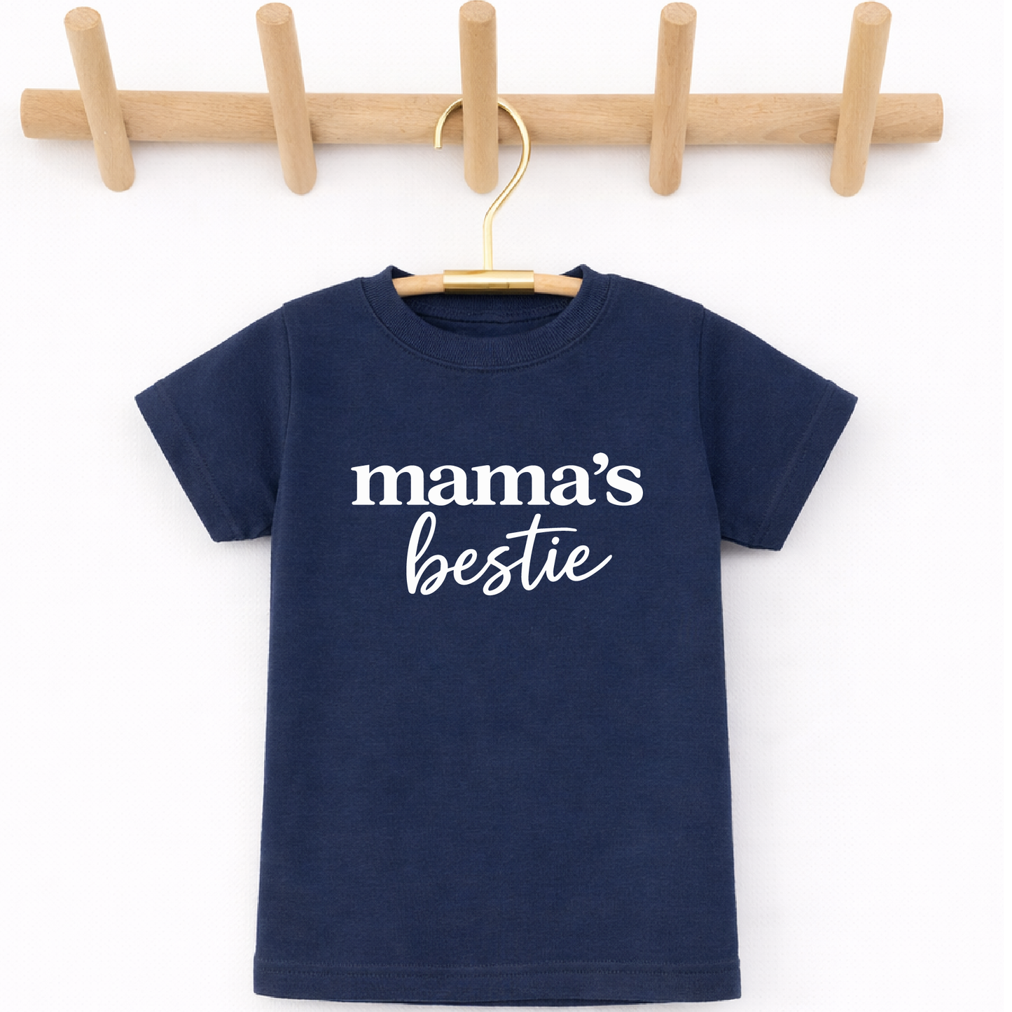 Toddler and Kids Tee, Mama's Bestie Shirt