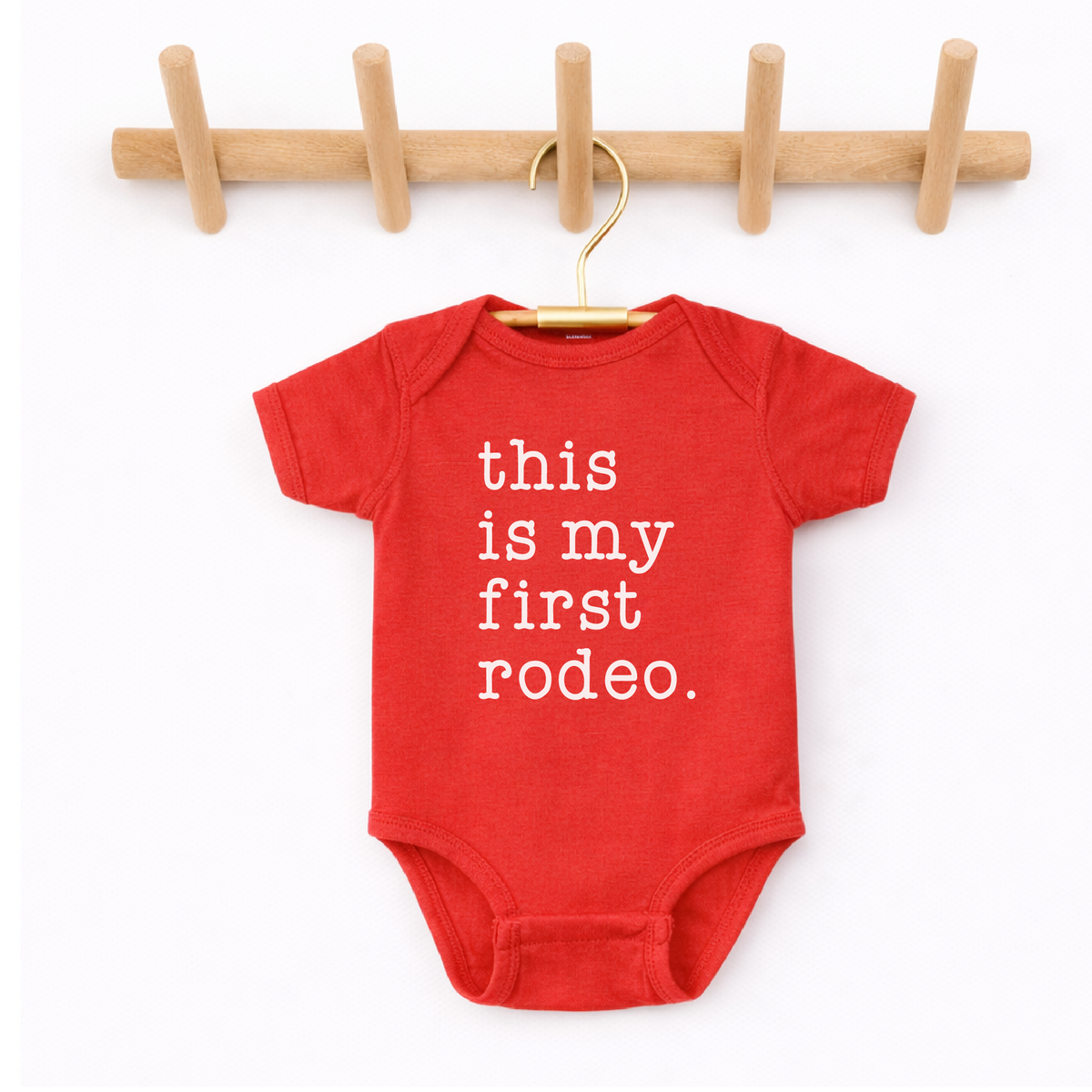 This is my First Rodeo, Western Baby Bodysuit