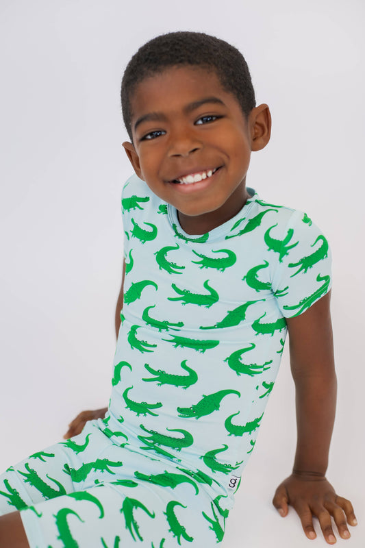 SS 2pc PJs - Alligators