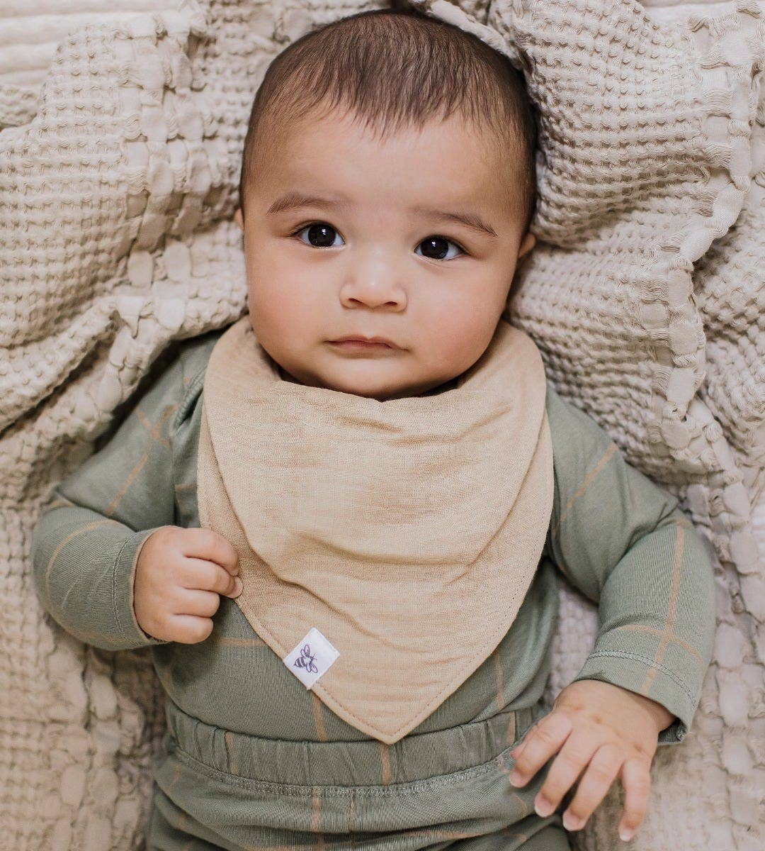 Organic Cotton Baby Bandana Bibs