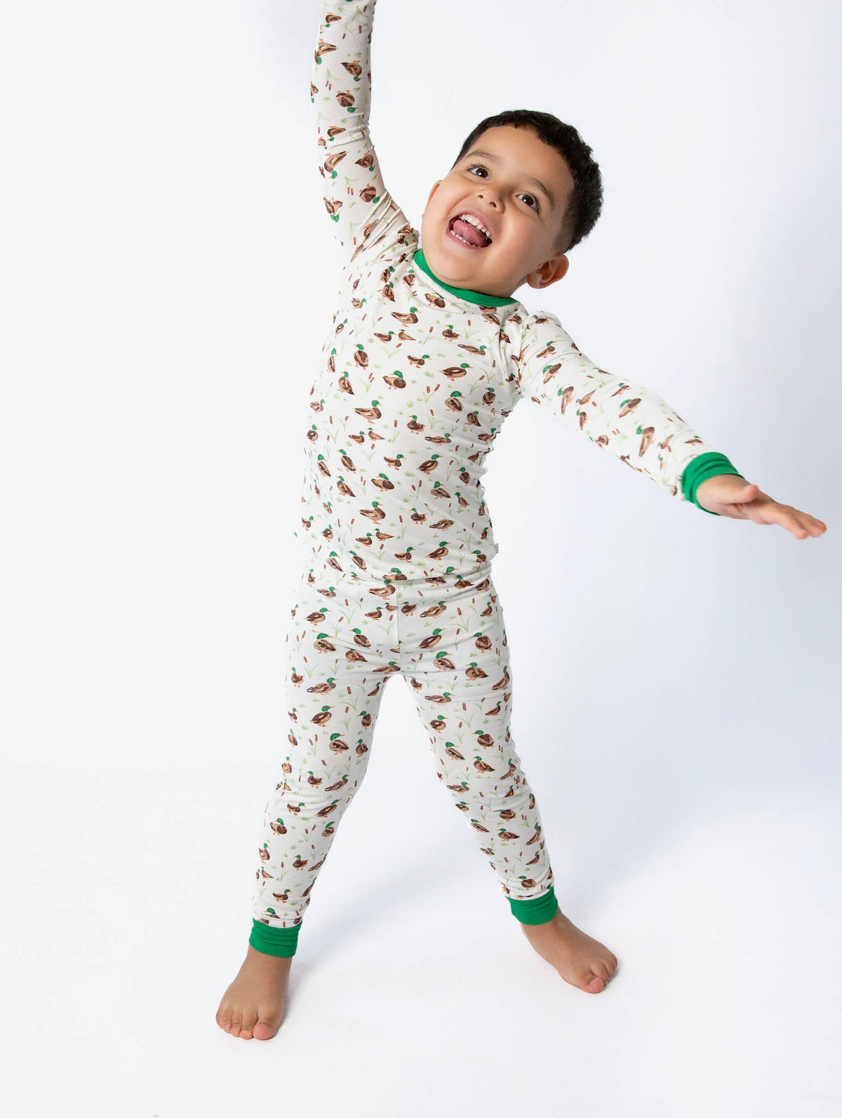 Mallard Drake Ducks- LS/Pants Toddler Pajamas