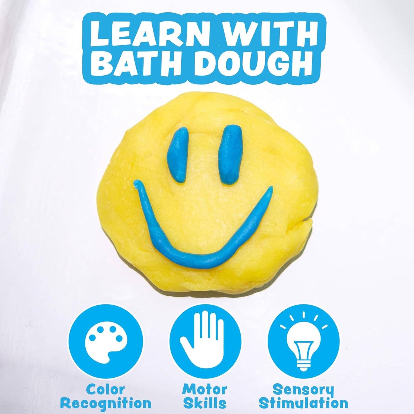 Tub Works® Bath Dough™ Moldable Kids Soap Bath Toy, Variety 6 pack