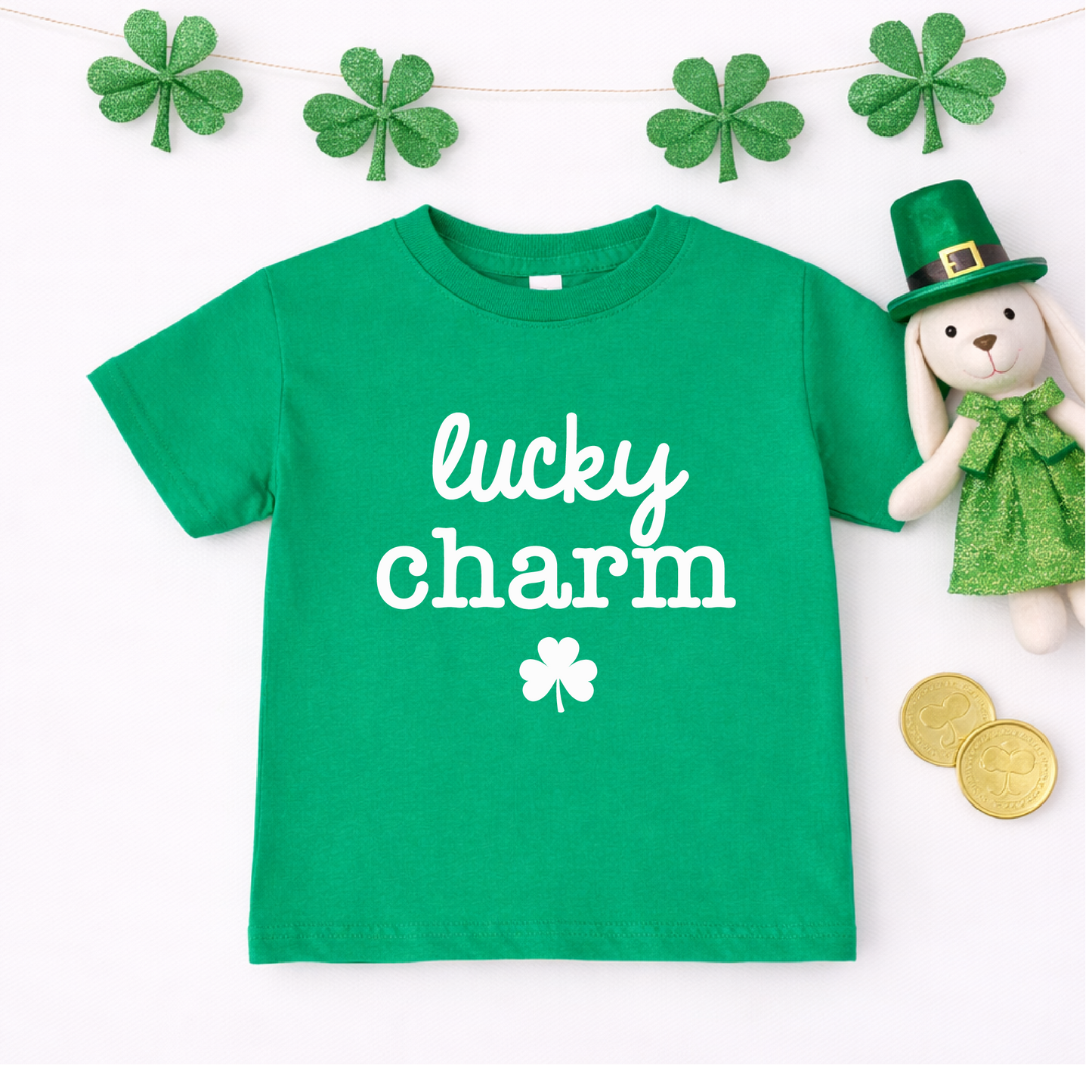 Kids St. Patrick's Day Lucky Charm Baby Bodysuit or Tee