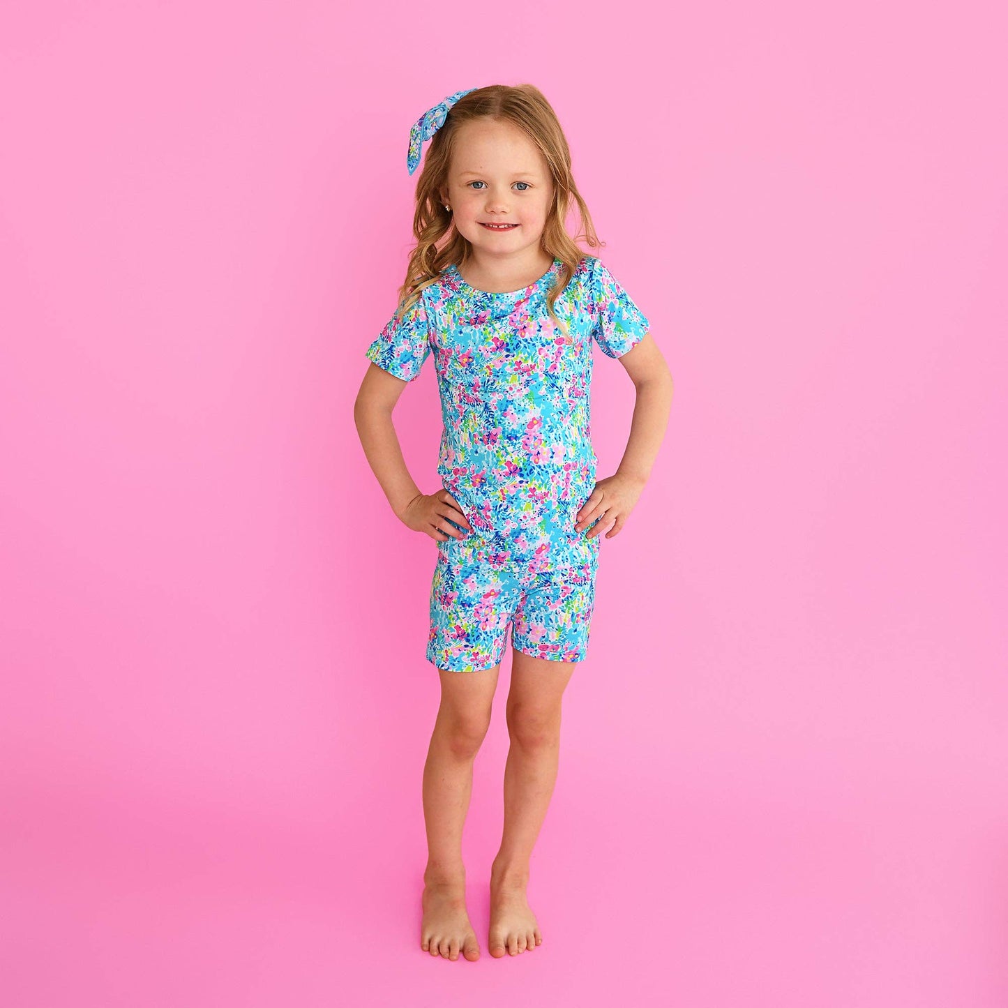 Ella TWO PIECE - SHORTS Bamboo Set Girls Clothing