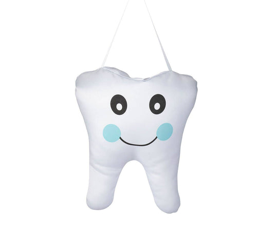 Blue Tooth Fairy Hanging Pillow