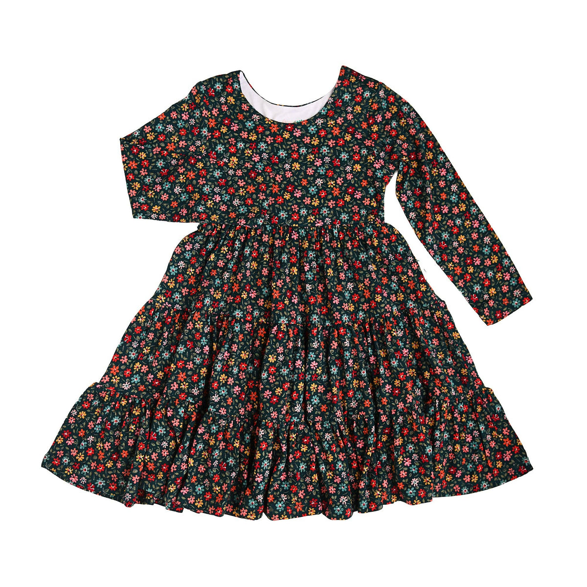 Isabelle SWING DRESS Bamboo Floral Kids Clothing Outfit