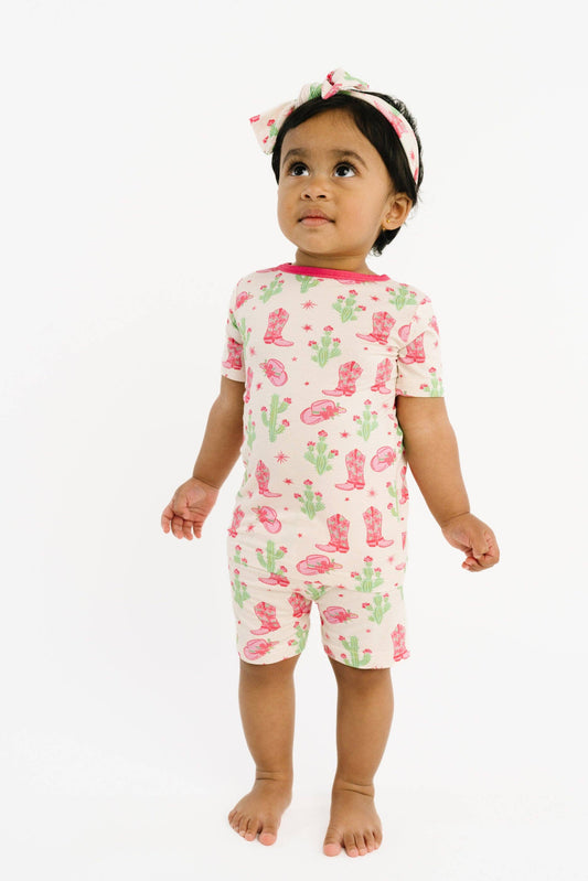 Cowgirl Bamboo Shorts Set