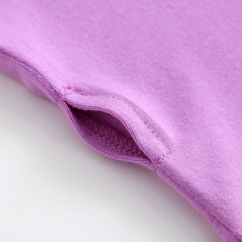 Luxie Lavender Ruffled Convertible Romper I Micropreemie