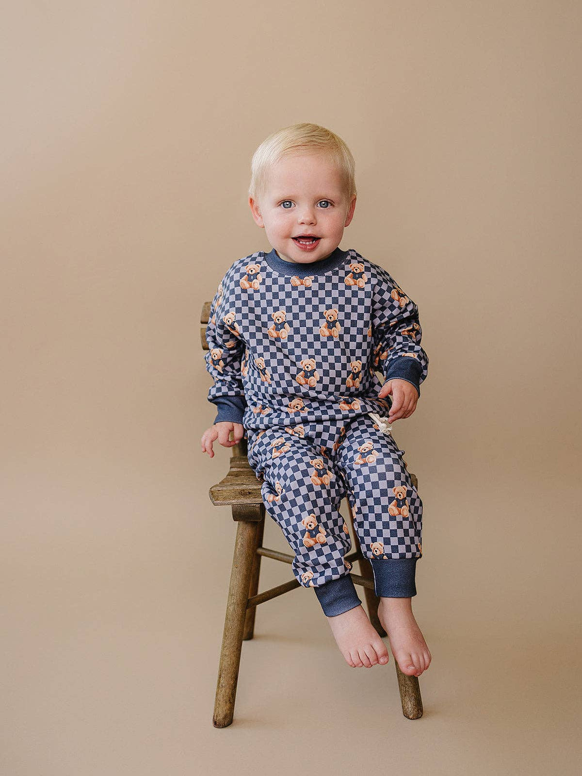 Jogger Set | Checkered Bear Vibes