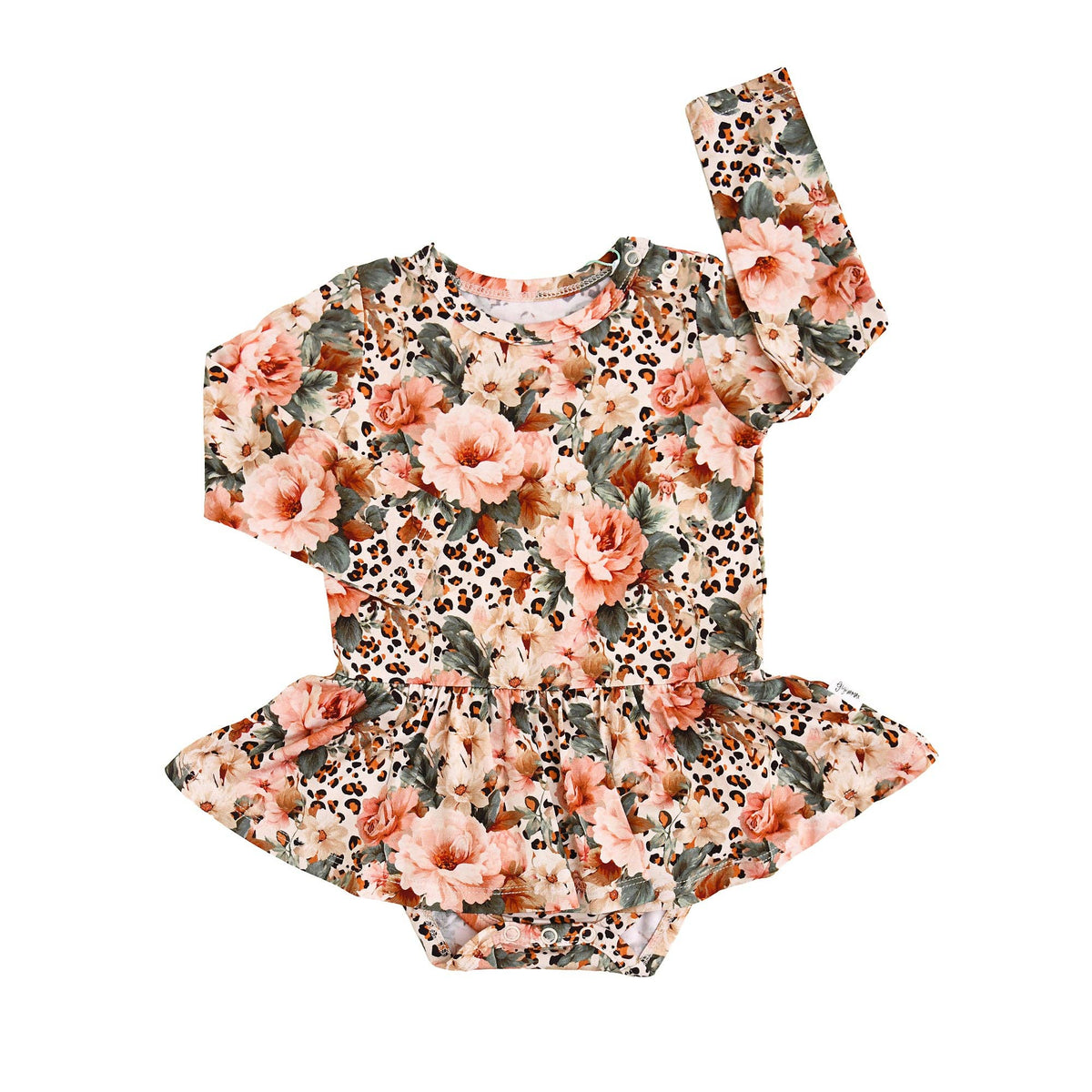 Laura TUTU Bamboo Floral Baby Clothing Dress Outfit