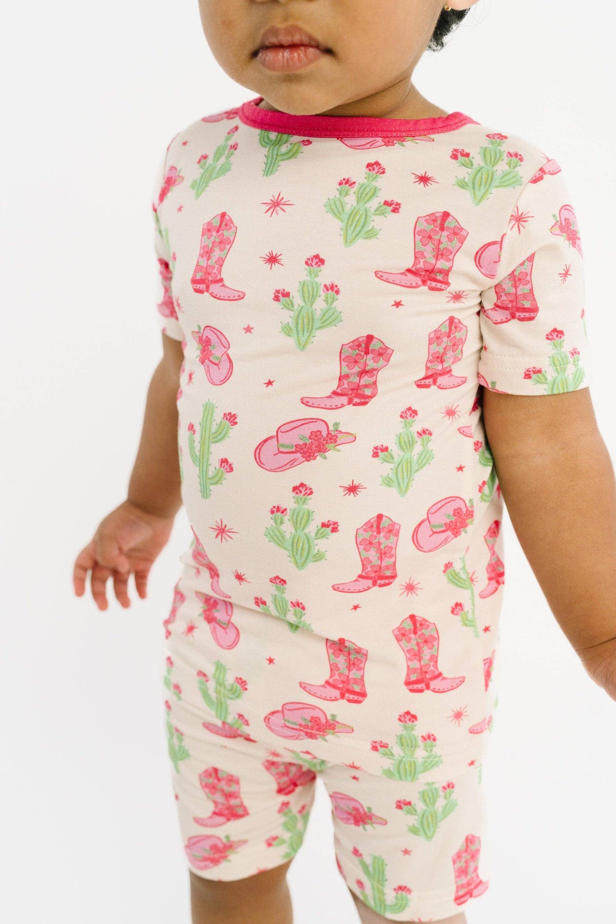 Cowgirl Bamboo Shorts Set