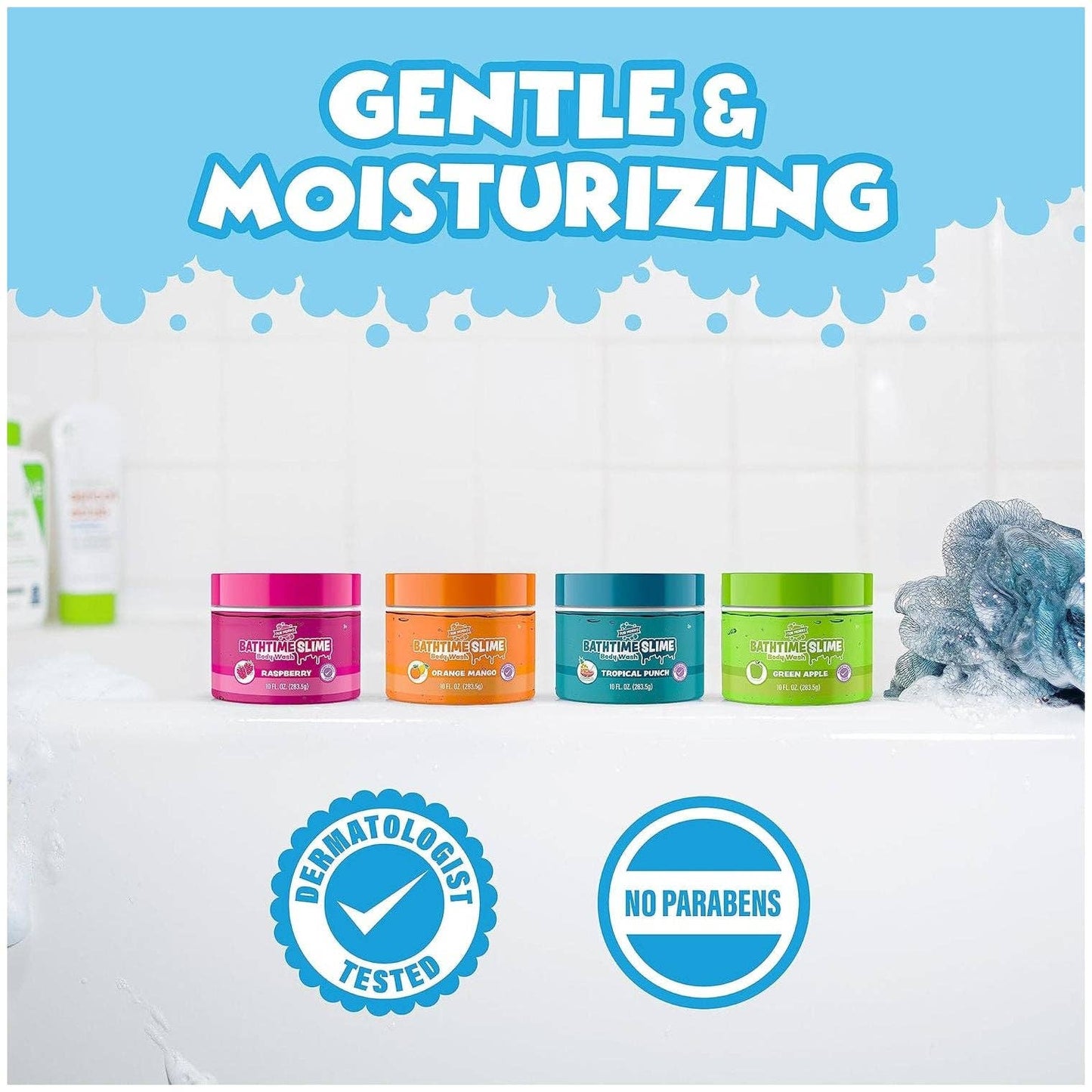 Tub Works® Bath Slime Kids Body Wash, Limited Edition Colors