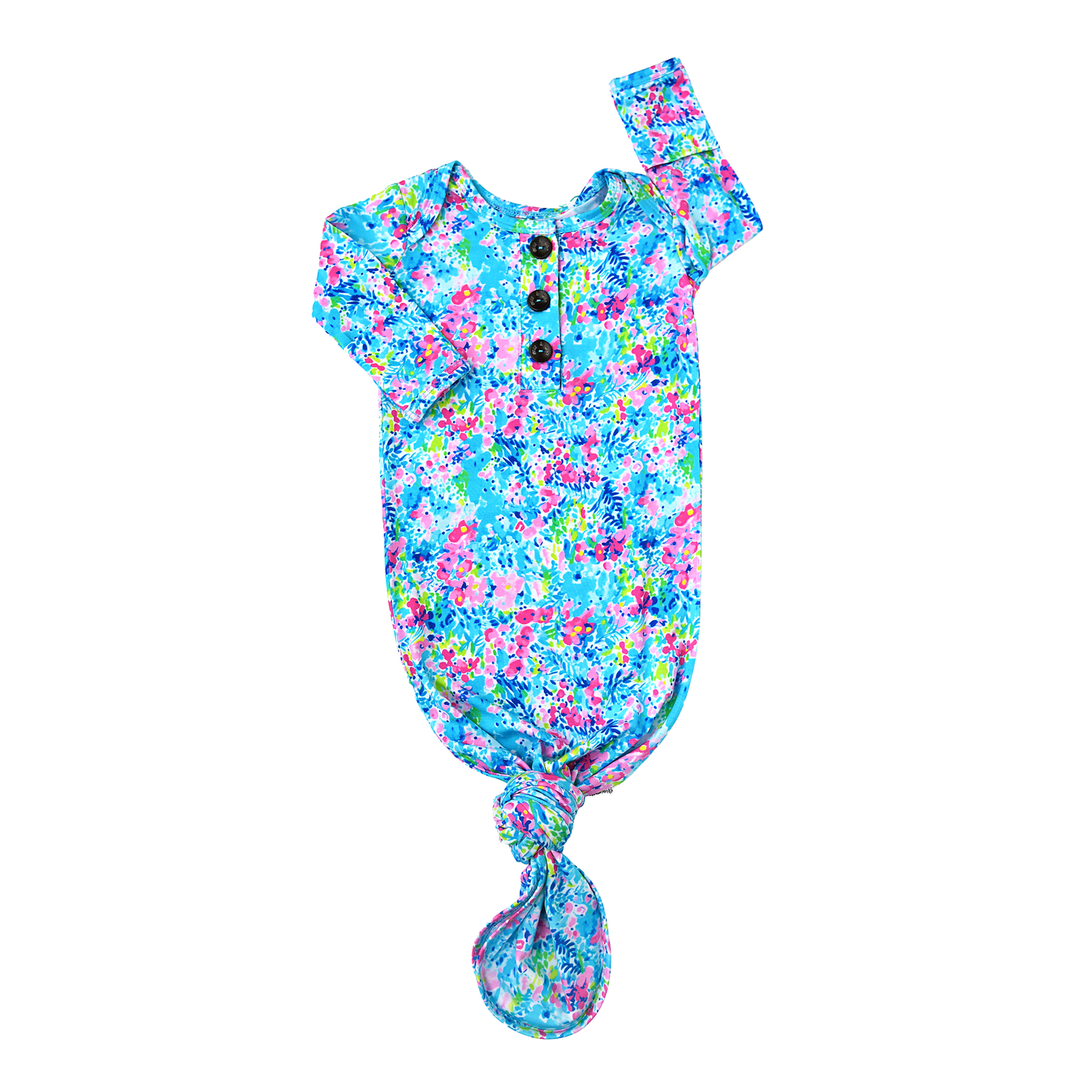 Ella GOWN Bamboo Baby Blanket Coming Home Gift