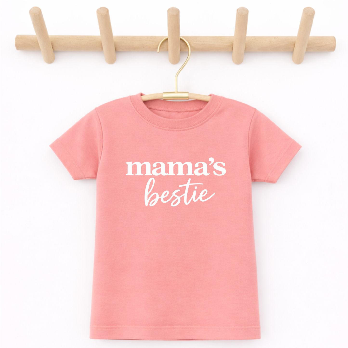 Toddler and Kids Tee, Mama's Bestie Shirt