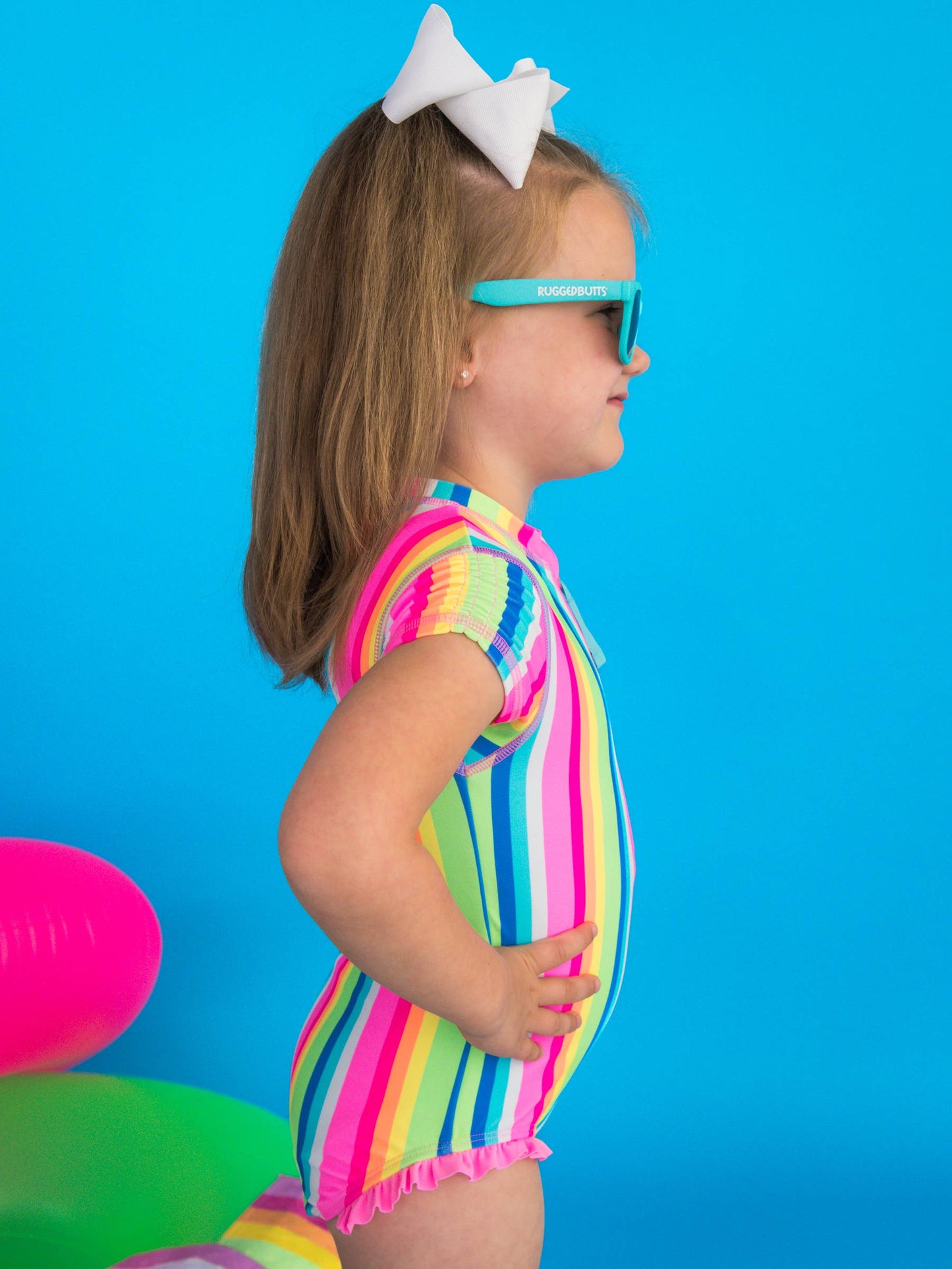 Kids Bright Aqua Classic Sunglasses