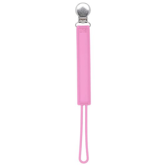Classic Rose All Silicone Modern Pacifier Clip