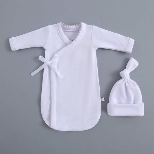 Christening Gown & Hat Set